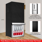 Outdoor Refrigerator Cover Dustproof - Image 2
