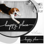 48''x16'' Long Doormat for Entrance Entry, Happy Place - Image 3