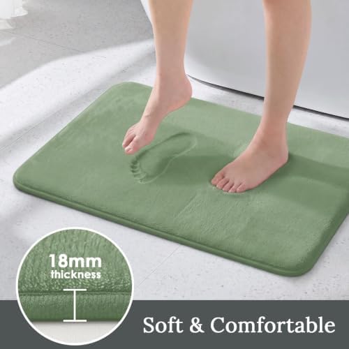 HUXMEYSON 3-Piece Memory Foam Bathroom Rug Set - Image 3