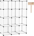 C&AHOME Cube Storage Organizer, 12-Cube Shelf Units, Closet Cabinet White by CAHOME