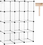 C&AHOME Cube Storage Organizer, 12-Cube Shelf Units, Closet Cabinet White by CAHOME