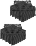 Mytee Products 24 Pack 12"x12" 1/2" Thick Non Slip Interlocking Self Drainage by MyteeProducts