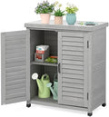 Outdoor Storage Cabinet & Potting Bench Table by OutdoorFurniture
