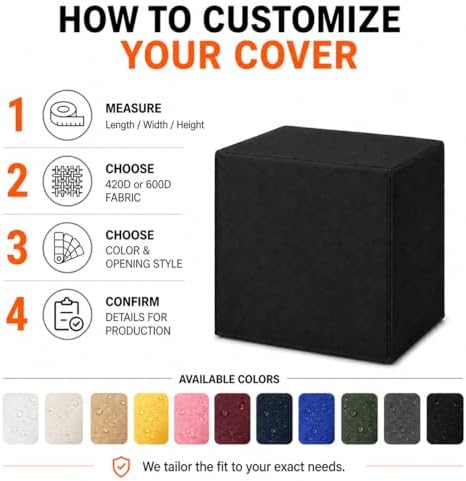 Custom Size Dust Covers Heavy-Duty 600D Waterproof Oxford Fabric - Image 4