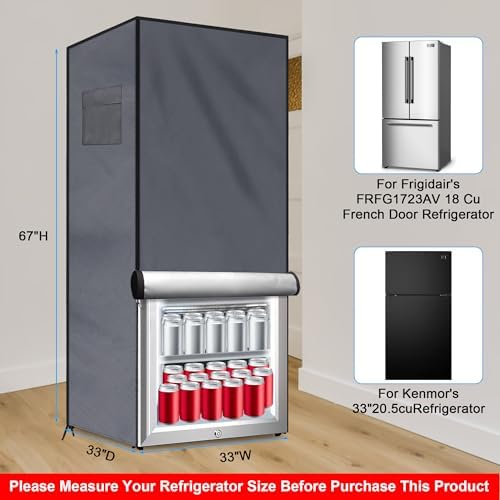 Outdoor Refrigerator Cover, 5-7.5 Cubic - Image 2