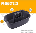2-Pack Large Gray Cleaning Caddy - Image 2