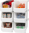 ReadySpace Large Stackable Plastic Storage Bins by Akro-Mils