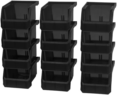 ReadySpace Extra-Small Stackable Plastic Storage Bins by Akro-Mils
