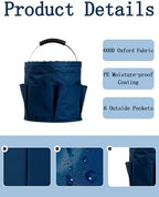 Cleaning Caddy with Handle, for Cleaning Supplies Organizer Bucket - Image 3