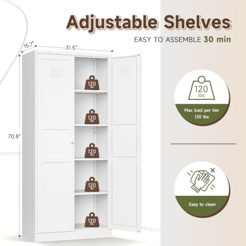 Letaya White Storage Cabinet - Image 3