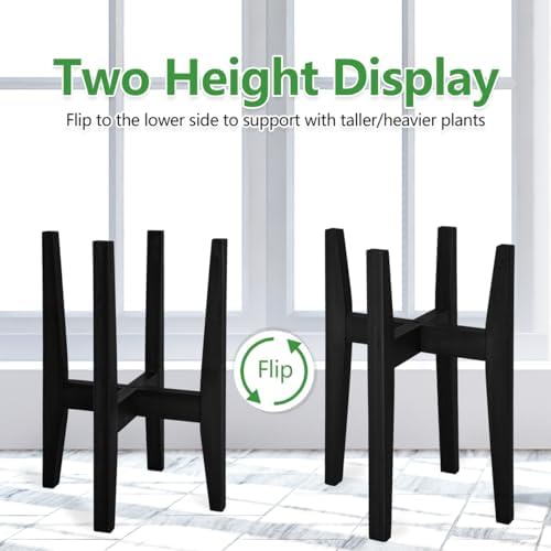 Rnined Plant Stand Indoor, Bamboo Plant Shelf, Adjustable Corner Plants Flower - Image 4