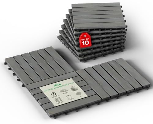 Idzo Interlocking Deck Tiles 9.6 SQFT by Idzo