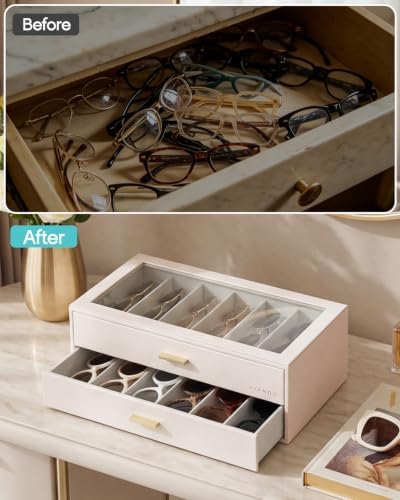 VLANDO 12-Slot Sunglasses Organizer Case - Image 5