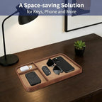 SITHON Valet Tray Trendy Organizer Multifunctional Nightstand Caddy Holder - Image 3