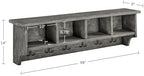 Pomona Solid Wood Entryway Coat Rack - Image 3