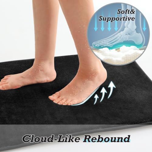 HUXMEYSON Bathroom Rugs Sets 3 Piece, Non-Slip & Quick Dry Bath Mat Set - Image 7