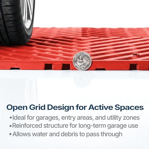 Nitro Tiles Vented by FlooringInc 12" x 12" Interlocking Garage Floor Tiles - Image 3