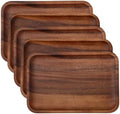 5PCS Serving Acacia Wood Valet Tray by Velinjowy