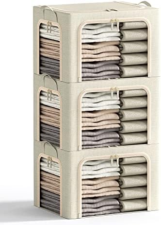 3 Openings Clothes Storage Bins by Furnhome