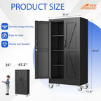 GAIOUS 47.2" Tall Metal Storage Cabinet - Image 2