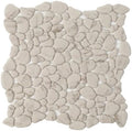 Beige Pebble Mosaic Tile, 8 Sheets by Adolif