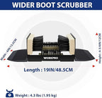 WORKPRO 2 Pack Extra Wide Boot Cleaner, Shoe Brush Scraper Scrubber Outdoor - Image 2