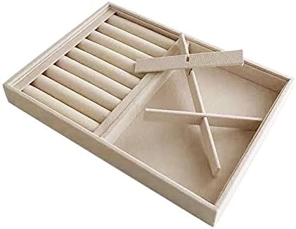 Premium Grade Beige Velvet Jewelry Organization Trays Rings and Accessory - Image 6