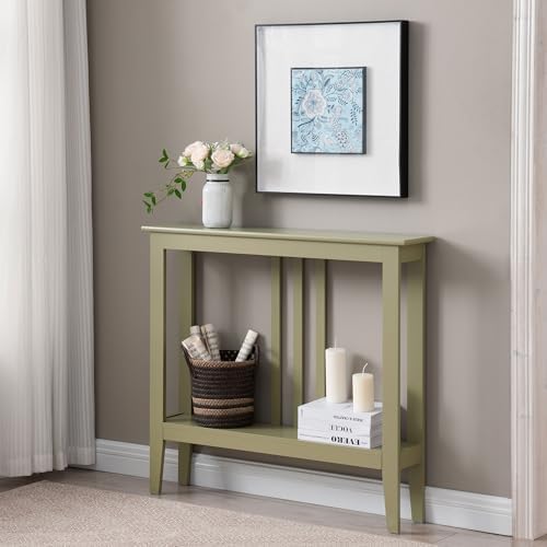 Kings Brand Narrow Console Table w/Storage Shelf by KingsBrandFurniture