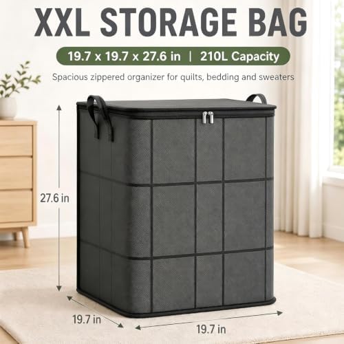 3 Pack XXL Foldable Storage Bags - Image 6