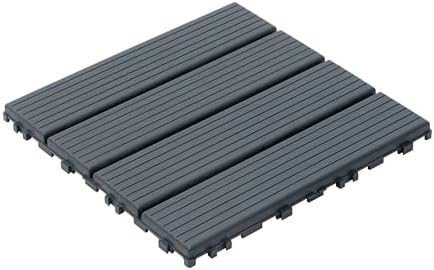 Plastic Interlocking Deck Tiles, 44 Packs Deck Tile Outdoor Waterproof All by Zjjseloru