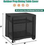 Cart Cover for Feasto Three-Shelf Movable Prep and Work Cart Table - Image 2