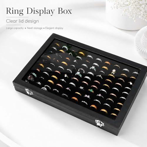 100 Slots Ring Display Case - Image 2