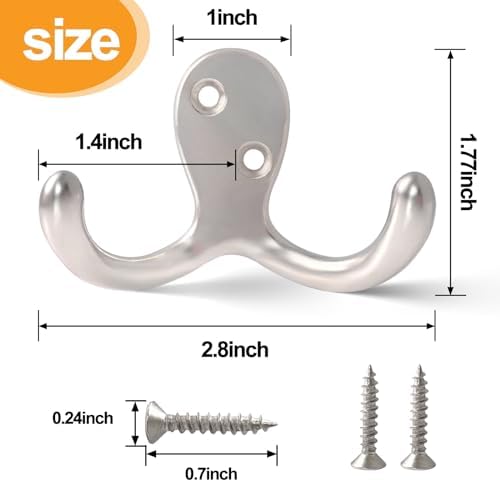 CBWLWJ 10 Pack Coat Hooks Wall Hooks - Image 6