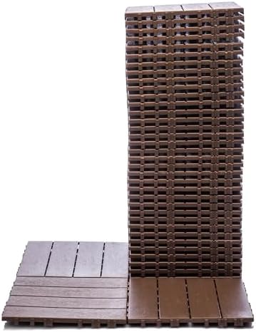 Interlocking Deck Tile – 68-Pack 11.42"x11.42" Plastic Flooring Tile, 61.60 - Image 4