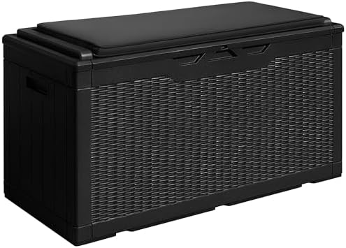 Devoko 100 Gallon Resin Waterproof Outdoor Storage Box by DEVOKO