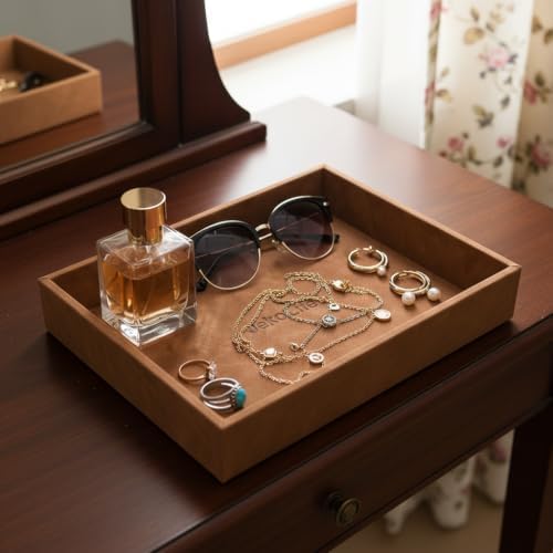 PU Leather Valet Tray, Entryway Organizer - Image 5