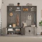 Takywep Extra Large 40" Entryway Hall Tree - Image 6
