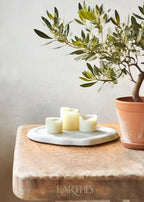 Natural Marble Trinket Tray – 9"x6" Cloud Shaped Decorative Dish - Image 5
