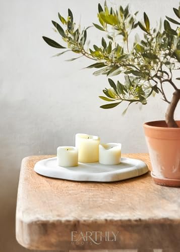 Natural Marble Trinket Tray – 9"x6" Cloud Shaped Decorative Dish - Image 5