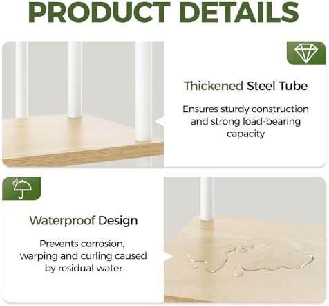 Bamworld Plant Stand 5 Tier Corner Shelf - Image 5