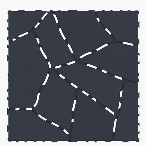 Stone Style 12" Patio Deck Tiles, DIY Module Interlocking Decking Tiles Floor - Image 3