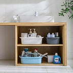 ALINK Large Plastic Shower Caddy Tote, Portable Storage Caddy Basket Organizer - Image 6