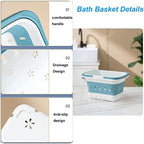 Plastic Caddy for Cleaning Supplies Products, Storage Collapsible Basket - Image 4
