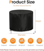 Waterproof Fire Pit Cover, fit for Solo Stove Bonfire - Image 2