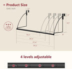 Tajsoon Over the Door Hanger Expandable & Adjustable - Image 7