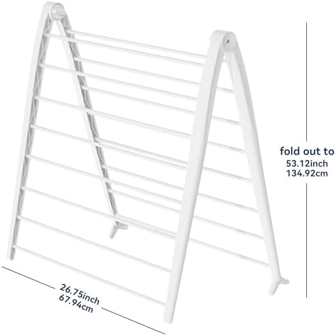 Whitmor Spacemaker Folding Drying Rack, Indoor Clothes Organizer - Image 2