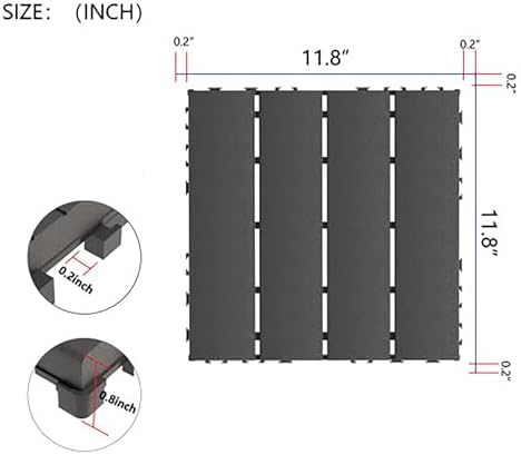 Plastic Interlocking Deck Tiles - Image 5