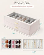 VLANDO 12-Slot Sunglasses Organizer Case - Image 6