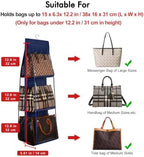 Lirex Medium and Large Handbag Hanging Purse Storage Organizer, Oxford Cloth - Image 3