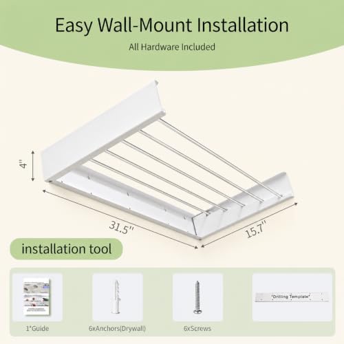 Wall Mounted Clothes Drying Rack - Image 2